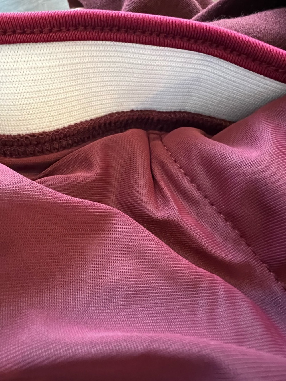 NWT OGL Tummy Warmer Pin-Tuck Wide Leg Pants in Ruby Berry - Picture 13 of 15